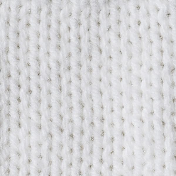 Caron Buy Caron One Pound Solids Yarn 16oz - White, 100% Acrylic for Crochet & Knitting - Gauge 4 Medium - View 3 of 7