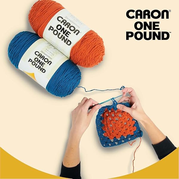 Caron Shop Caron One Pound Solids Yarn - 16oz Kelly Green, 100% Acrylic for Crochet & Knitting Projects - View 8 of 9