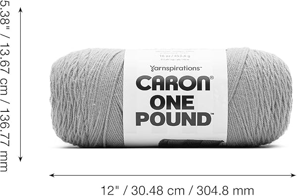 Caron Shop Caron One Pound Solids Yarn - 16oz Kelly Green, 100% Acrylic for Crochet & Knitting Projects - View 9 of 9