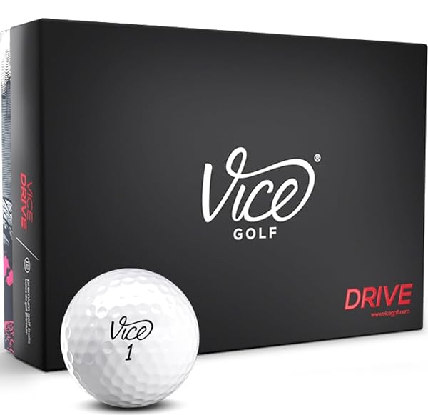 Vice Golf Vice Drive Golf Balls - High Performance & Distance (Package May Vary)