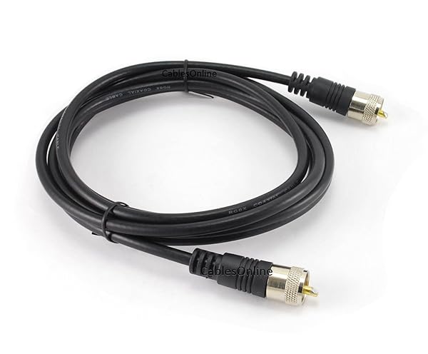 CABLESONLINE.COM ATLANTIC COMPUTERTECH Buy CablesOnline 10ft RG8x Coax UHF Male to Male Antenna Cable (R-U010) - High Quality & Durable - View 3 of 4