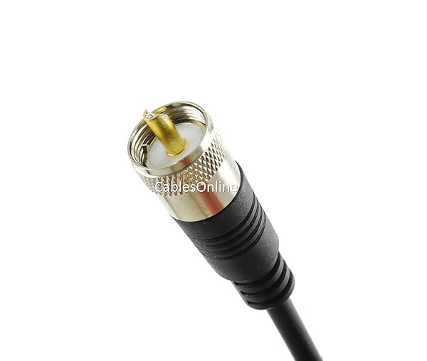 CABLESONLINE.COM ATLANTIC COMPUTERTECH Buy CablesOnline 10ft RG8x Coax UHF Male to Male Antenna Cable (R-U010) - High Quality & Durable - View 4 of 4