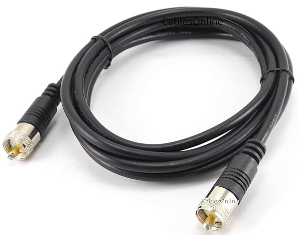CABLESONLINE.COM ATLANTIC COMPUTERTECH Buy CablesOnline 10ft RG8x Coax UHF Male to Male Antenna Cable (R-U010) - High Quality & Durable - View 2 of 4