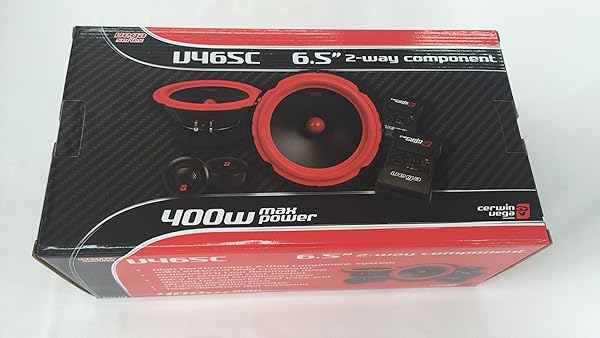CERWIN-VEGA! "Upgrade Your Ride: Cerwin Vega V465C 6.5" 400W Component Car Audio Speakers - 2-Way Performance" - View 8 of 8