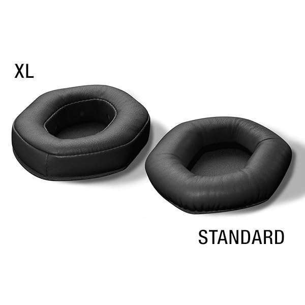 V-Moda V-MODA XL Cushions for Over-Ear Headphones - Premium Black Replacement Pads - View 5 of 6