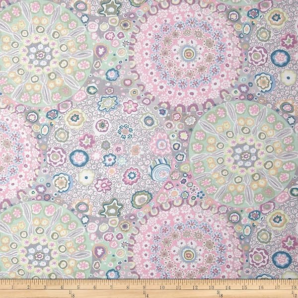 Freespirit Fabrics Kaffe Fassett Collective Quarry Millefiore Grey Fabric by the Yard for Quilting and Sewing Projects