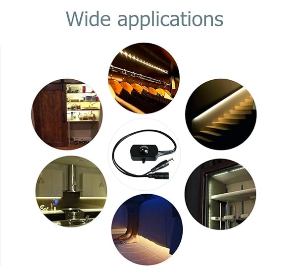 Sensky SENSKY BS010H Mini PIR Motion Sensor Switch for Gun Safe & Cabinet LED Lighting - 12V to 30V, 3A, Black - View 6 of 8