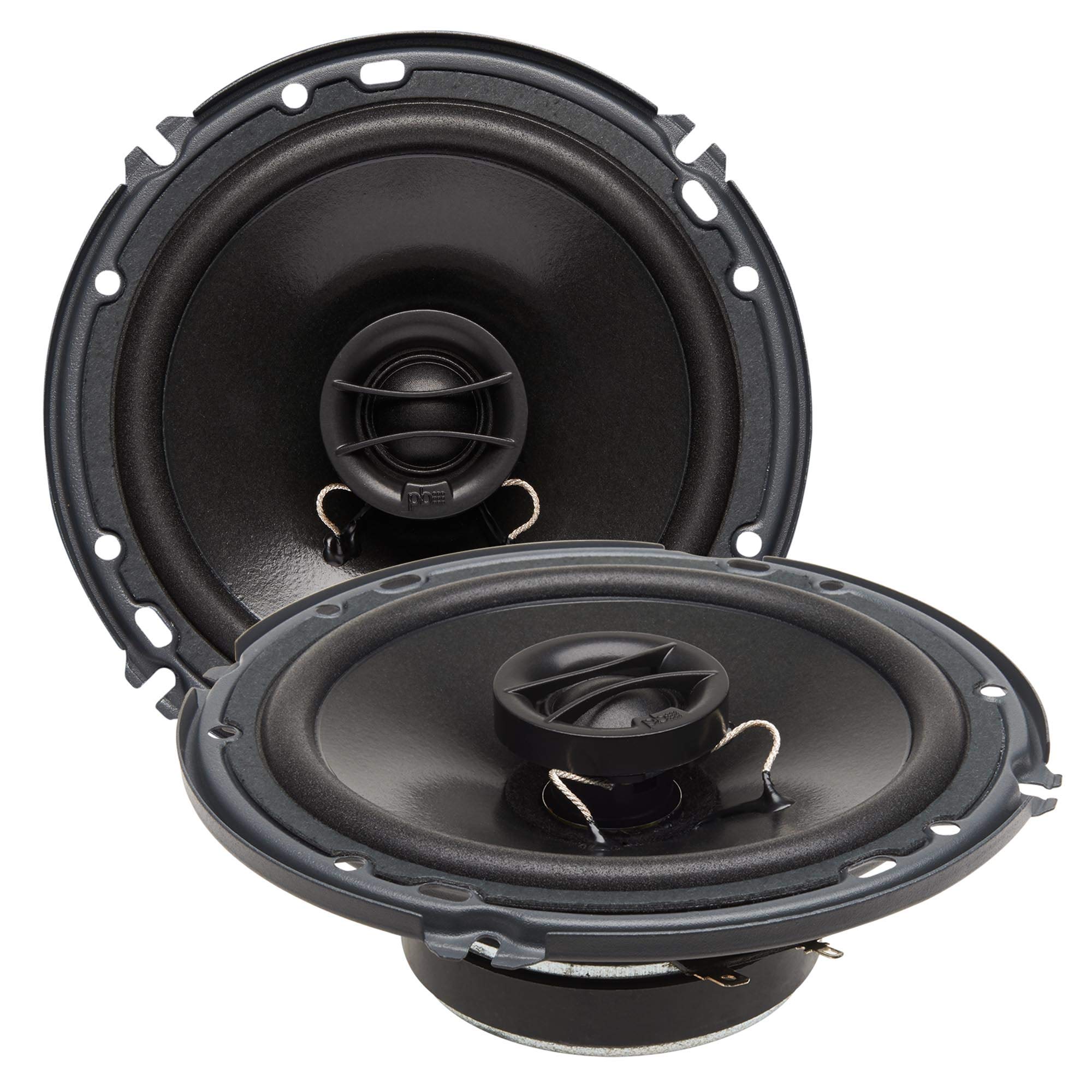 PowerBass S6752 S-Series Full Range 4 Ohm 6.75 Inch Speaker Set of 2 for Superior Sound Quality