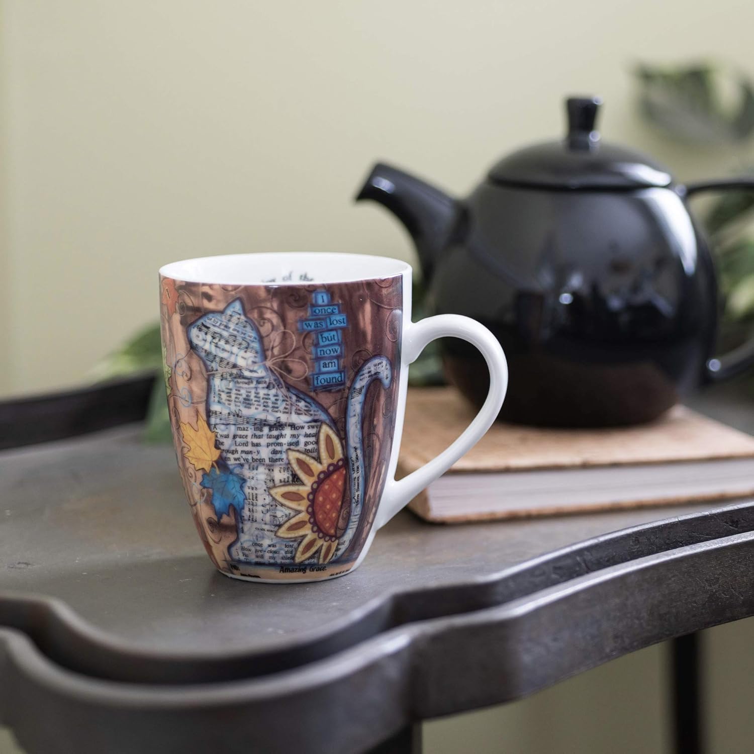 Divinity Boutique Divinity Boutique Autumn Cat Boxed Ceramic Mug 22188 Perfect Gift for Cat Lovers - View 2 of 3