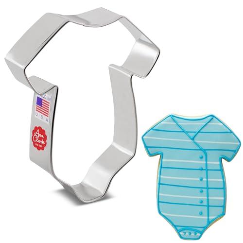 Ann Clark Cookie Cutters "Buy Baby Onesie Cookie Cutter 4.25" - Made in USA by Ann Clark | Perfect for Baby Showers!"