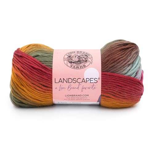 Lion Brand Yarn Shop Lion Brand Landscapes Yarn - Multicolor Knitting & Crocheting Yarn in Desert Spring (441 ft) - Perfect for Your Next Project! - View 2 of 8