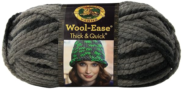 Lion Brand Yarn Shop Lion Brand Wool-Ease Thick & Quick Yarn in Raven - Perfect for Cozy Knits! - View 2 of 2