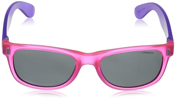 Polaroid Shop Polaroid Kids' P0115/S Rectangular Sunglasses - Blue Orange, Polarized Gray, 46mm - Stylish UV Protection! - View 4 of 5