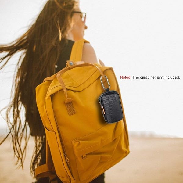 GLCON GLCON Small Hard EVA Case: Portable Zipper Pouch for Earbuds, Headsets, Cables & More - Durable & Universal Protection - View 6 of 8