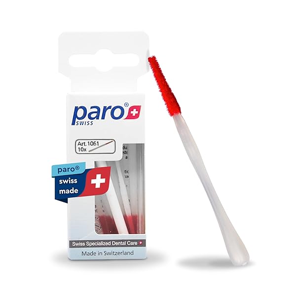 Paro Paro Brush Stick Interdental Tool for Teeth Implants and Braces Flossing 10 Sticks per Box