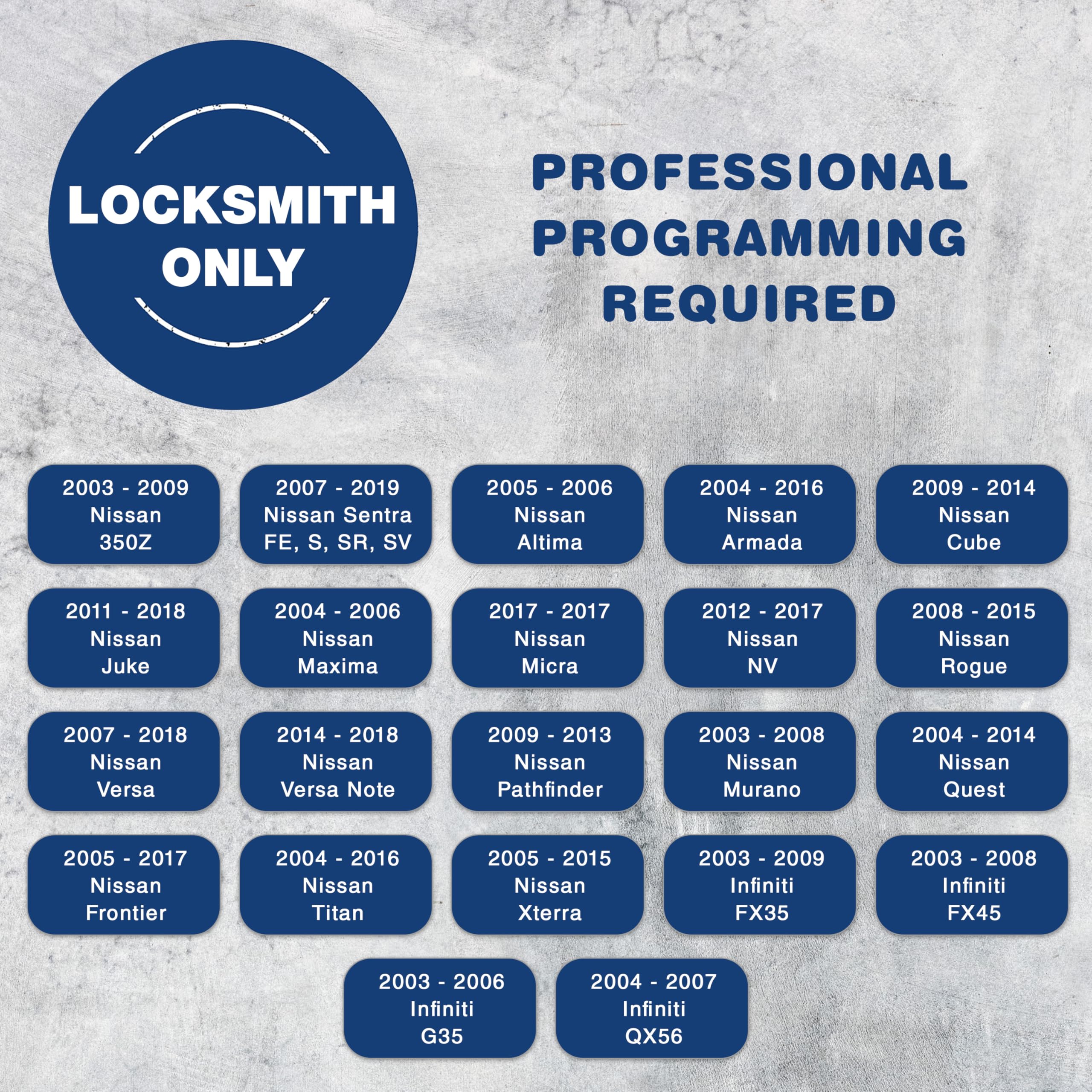 KeylessOption Keyless Entry Remote Control Car Key Fob Replacement Pack of 2 for CWTWB1U751 Uncut Ignition Key - View 3 of 8