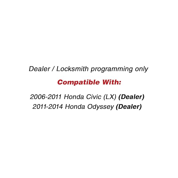KeylessOption KeylessOption Keyless Entry Remote Control Uncut Car Key Fob Replacement N5F-S0084A Pack of 2 - View 5 of 7