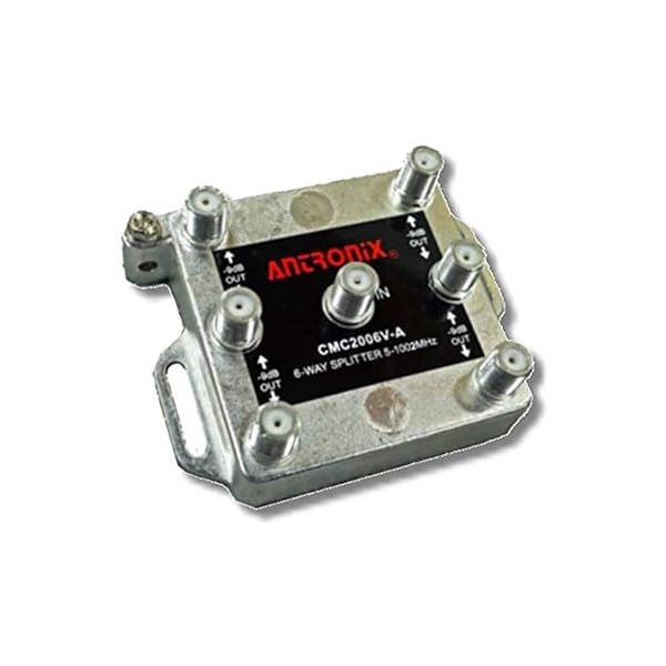 Antronix Antronix 6-Way RG6 Coaxial Splitter CMC2006V for HDTV - 1GHz 1002MHz Signal Boost - View 6 of 6