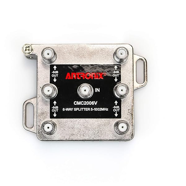 Antronix Antronix 6-Way RG6 Coaxial Splitter CMC2006V for HDTV - 1GHz 1002MHz Signal Boost - View 2 of 6