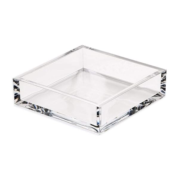 Caspari Caspari Clear Acrylic Luncheon Napkin Holder - Stylish & Durable Table Decor - View 2 of 4