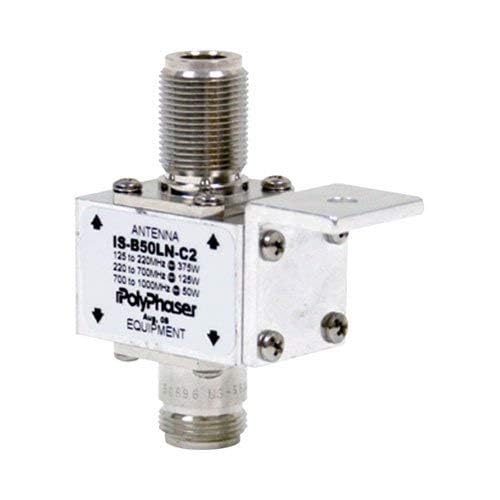 Polyphaser Polyphaser IS-B50LN-C2 Lightning Arrestor Surge Protector Bulkhead Bracket DC Block for Enhanced Equipment Protection - View 4 of 4