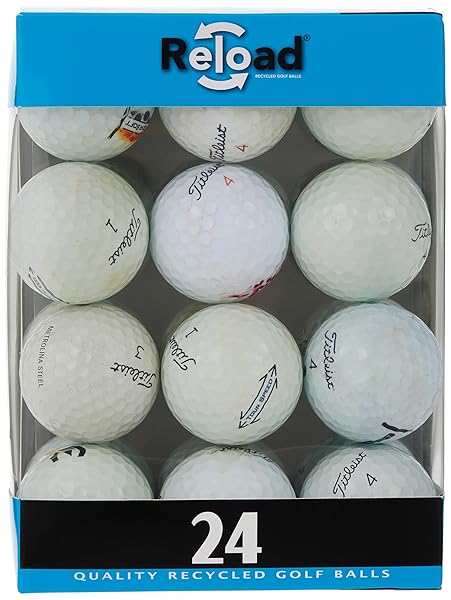 Titleist Buy Reload Recycled Titleist Golf Balls (24-Pack) - Eco-Friendly & Affordable Golfing Solution