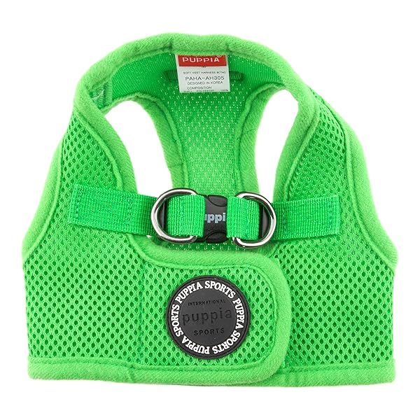 Puppia PUPPIA International Soft B Vest Harness for Large Dogs in Green Color