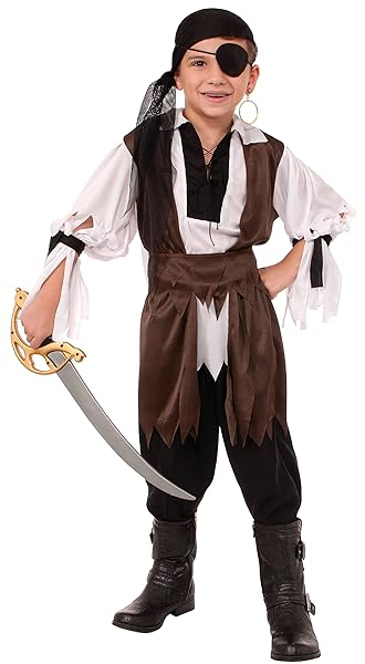 Rubies Childs Forum Caribbean Pirate Costume Large Perfect for Themed Parties and Halloween