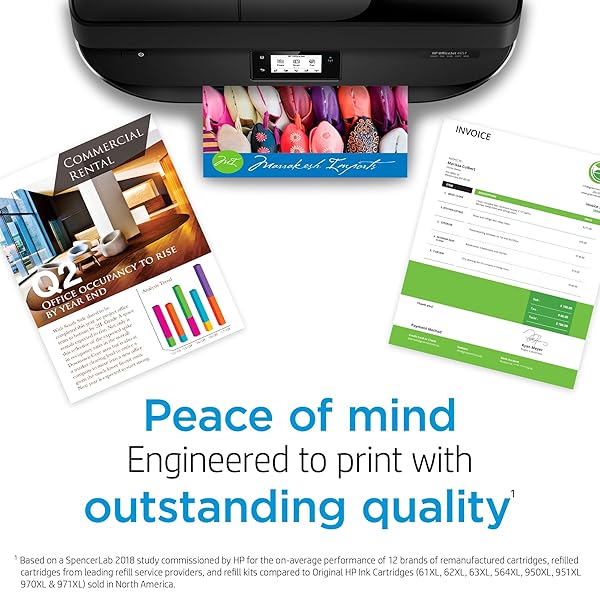 HP HP 62XL Tri-Color High-Yield Ink for ENVY & OfficeJet Series | Instant Ink Eligible | C2P07AN - View 9 of 10
