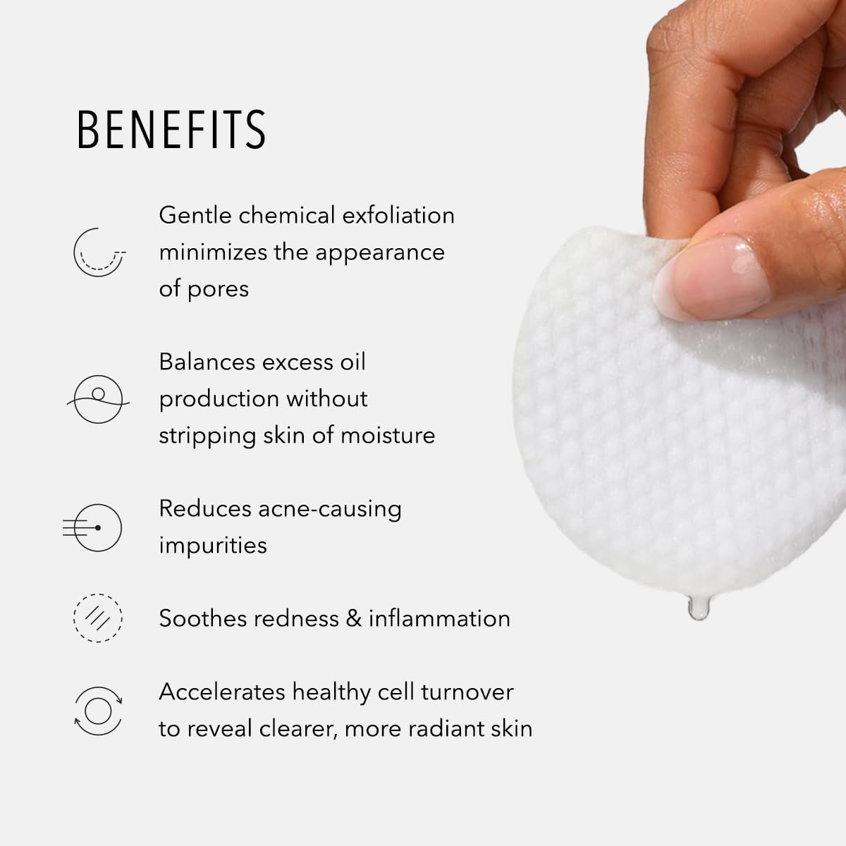 HydroPeptide HydroPeptide Clarifying Toner Pads with Peptides for Balance and Control 60 Pads - View 3 of 6