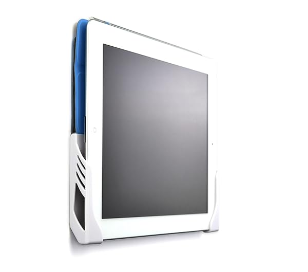 Dockem Dockem Koala Tablet Wall Mount: Universal Screw-in Dock for iPads, Galaxy Tabs & Android Tablets - White Brackets