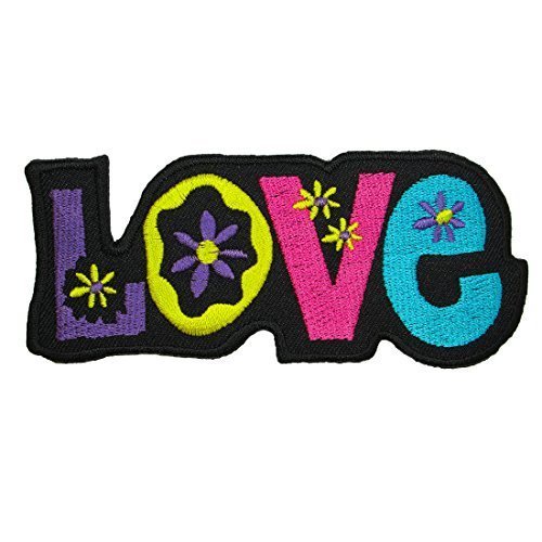 Accessory USA Shop Unique Love Embroidered Hippie Iron-On Patches for Creative DIY Projects - View 3 of 3