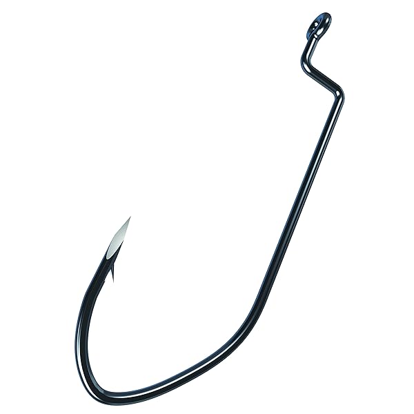 Eagle Claw Discover Eagle Claw TROKAR PRO-V Offset Worm: Ultimate Fishing Hook for Anglers