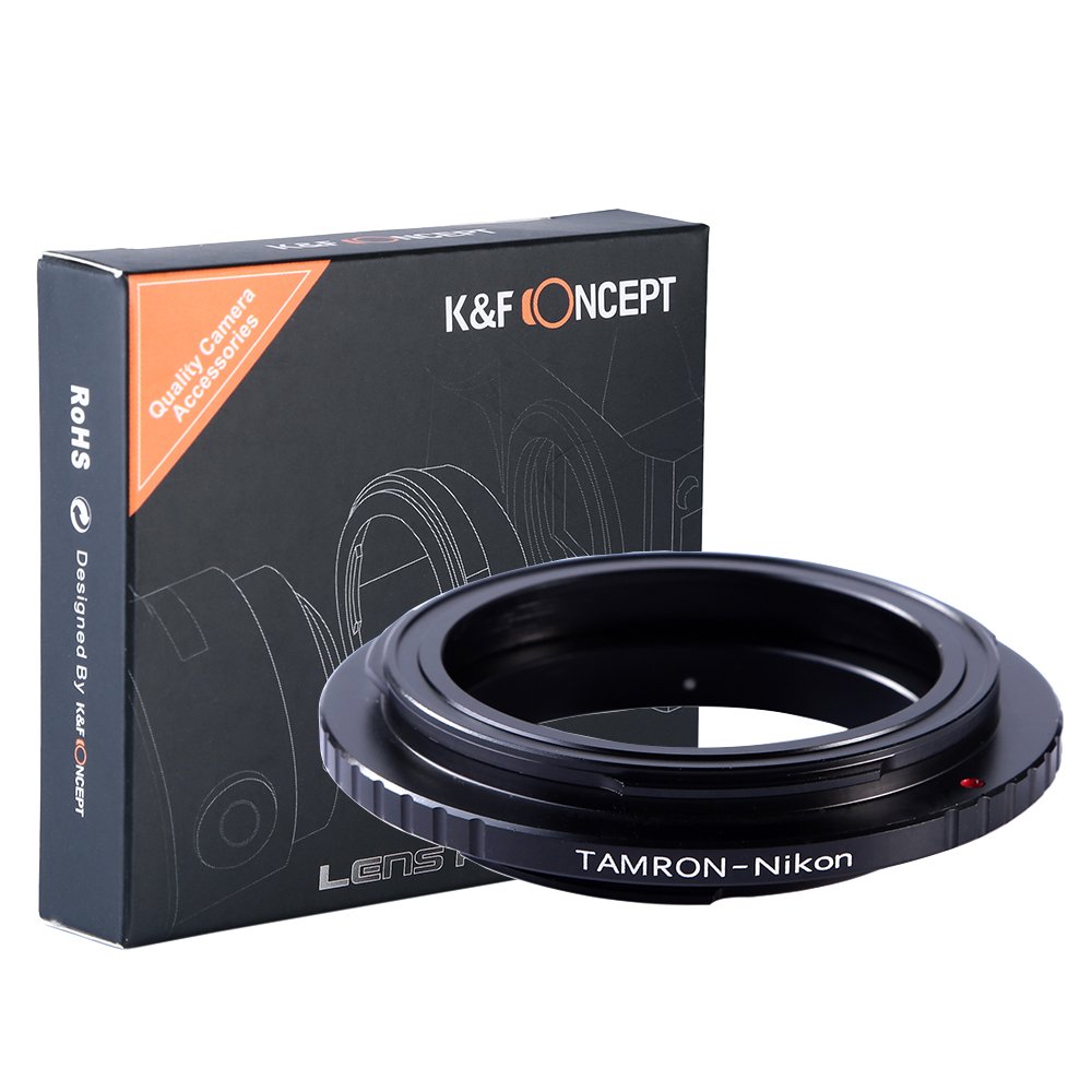 K&F Concept Lens Mount Adapter for TAMRON-AI Tamron Lens to Nikon Cameras D7100 D7000 D5200 D5100 D3100 D300 D300S D200 D100 D50 D60 D70 D80 D90 D40 D40x D80 D800 D800e D4 D3 D2 D1