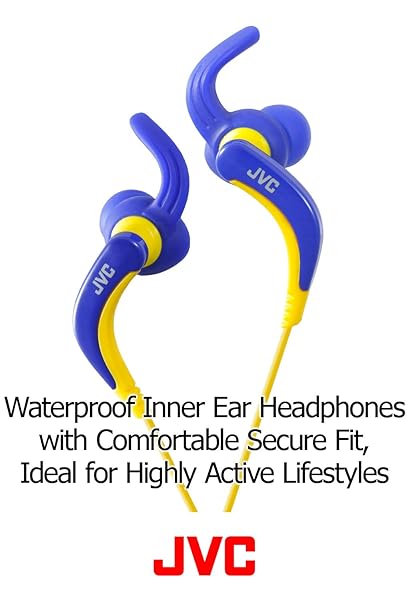 JVC JVC HA-ETX30W Extreme Fitness Headphones Review: Best White/Orange Workout Earbuds - View 2 of 6