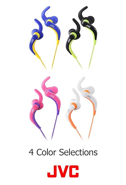 JVC JVC HA-ETX30W Extreme Fitness Headphones Review: Best White/Orange Workout Earbuds - View 5 of 6