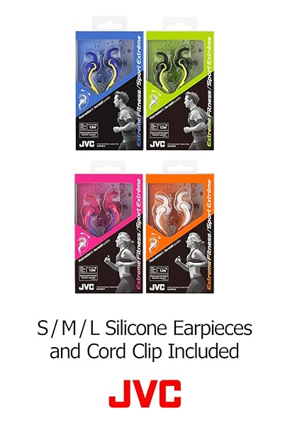 JVC JVC HA-ETX30W Extreme Fitness Headphones Review: Best White/Orange Workout Earbuds - View 6 of 6