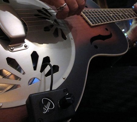 Upgrade Your Sound: Myers Pickups Dobro Guitar Pickup with Flexible Micro-Gooseneck