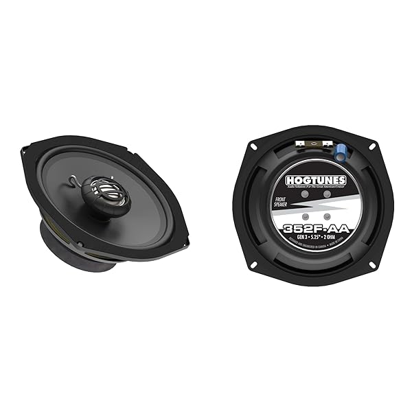 Hogtunes "Upgrade Your Ride: Hogtunes 352F-AA 5.25" Front Speakers for 1998-2013 Harley-Davidson Motorcycles" - View 8 of 8