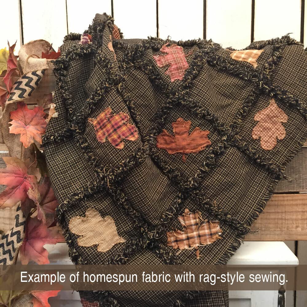 JCS 40 Autumn Spice Charm Pack Precut Cotton Orange Plaid Fabric Squares by JCS 5 Inch - View 9 of 9