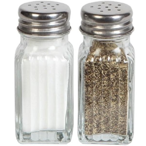 Greenbrier Greenbrier 2-ct. Glass Salt and Pepper Shakers Set - Stylish Kitchen Essential