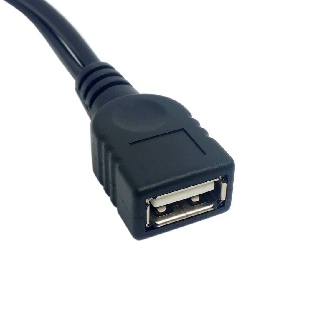 chenyang Chenyang USB 2.0 Y Splitter Cable Female to Male Data Charger Extension with Power Supply Port - View 4 of 8