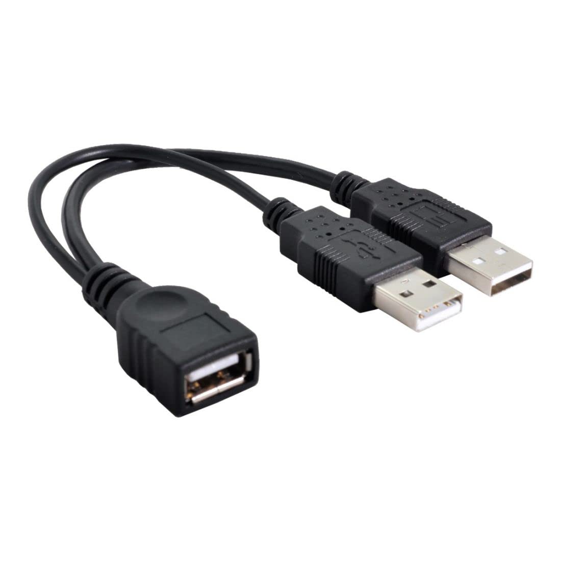 chenyang Chenyang USB 2.0 Y Splitter Cable Female to Male Data Charger Extension with Power Supply Port - View 7 of 8