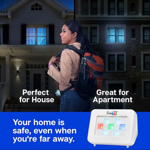 FakeTV FakeTV FTV-7 White Advanced Home Security Television Simulator Energy Saving LED Theft Deterrent Dummy TV Program Simulation - View 6 of 8