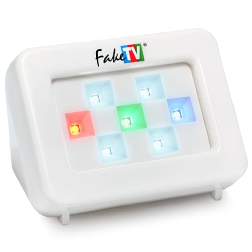 FakeTV FakeTV FTV-7 White Advanced Home Security Television Simulator Energy Saving LED Theft Deterrent Dummy TV Program Simulation - View 2 of 8