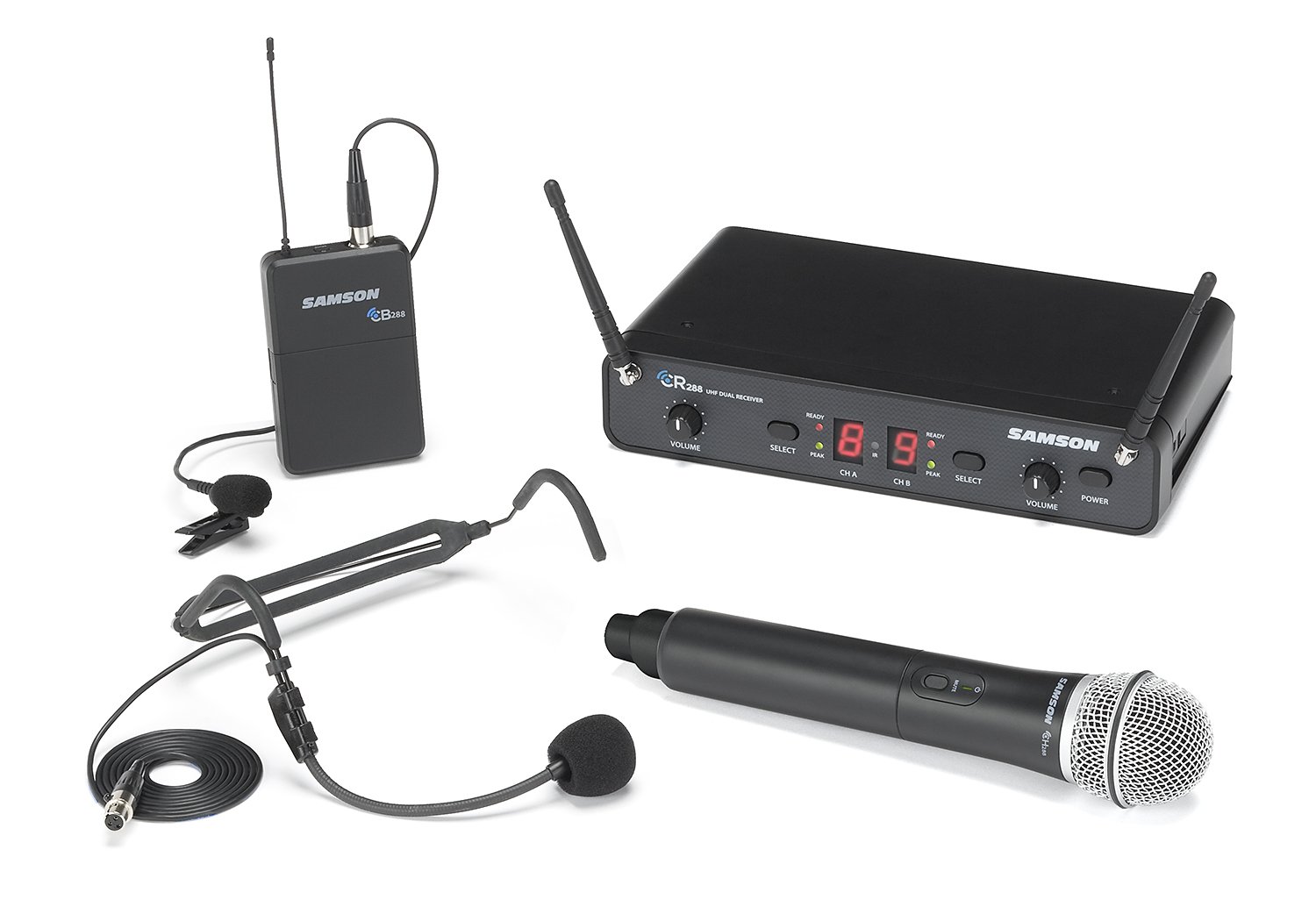 SAMSON Samson Concert 288 All In One Dual Channel Wireless System Channel I for Professional Audio Performance