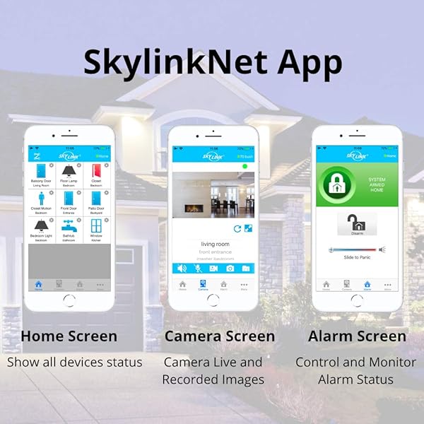SKYLINK SK-200 SkylinkNet Wireless Alarm System: Smart Home Security with No Monthly Fees for iOS & Android - View 4 of 9