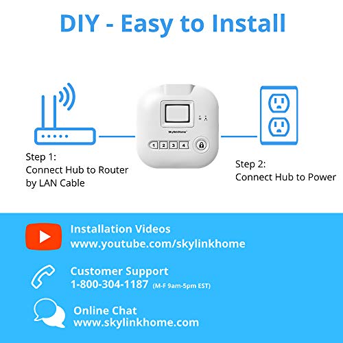 SKYLINK SK-200 SkylinkNet Wireless Alarm System: Smart Home Security with No Monthly Fees for iOS & Android - View 6 of 9