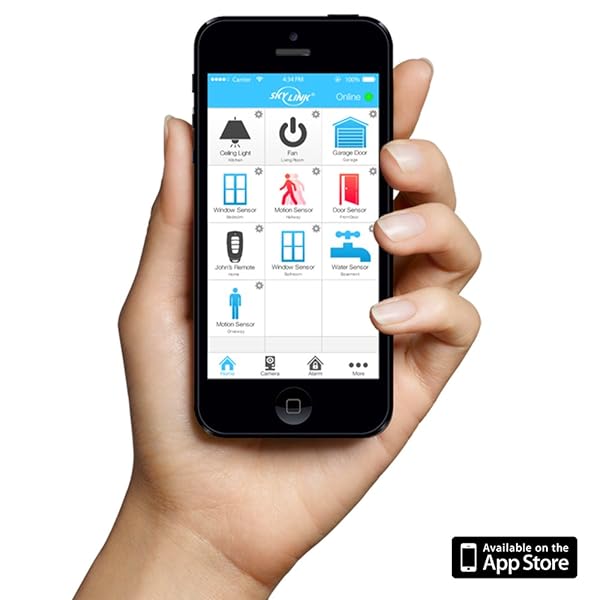 SKYLINK SK-200 SkylinkNet Wireless Alarm System: Smart Home Security with No Monthly Fees for iOS & Android - View 8 of 9