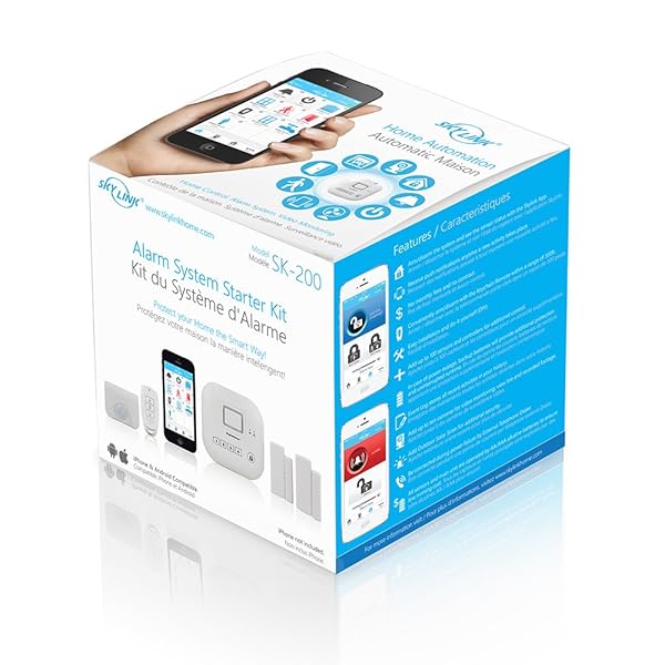 SKYLINK SK-200 SkylinkNet Wireless Alarm System: Smart Home Security with No Monthly Fees for iOS & Android - View 9 of 9